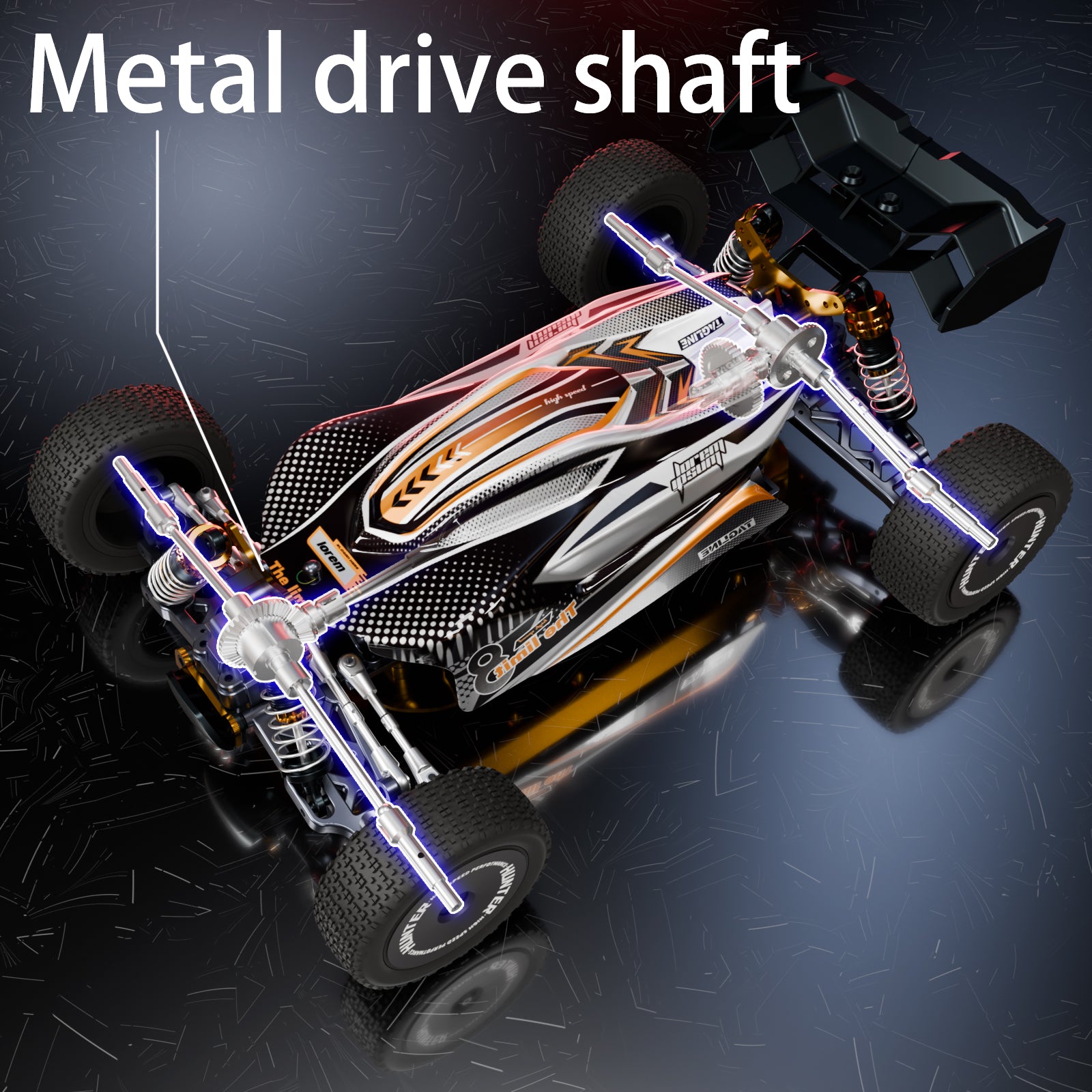 HUNTER 70 KM/H High Speed Smart Control 4WD Monster Truck 2.4Ghz Anti-interference HUNTER 70 KM/H High Speed Smart Control 4WD Monster Truck 2.4Ghz Anti-interference